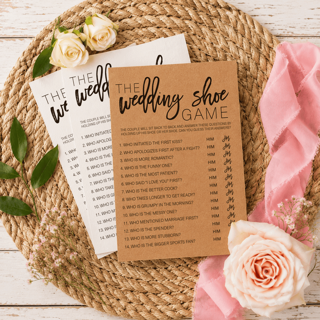 Wedding Shoe Bridal Shower Game