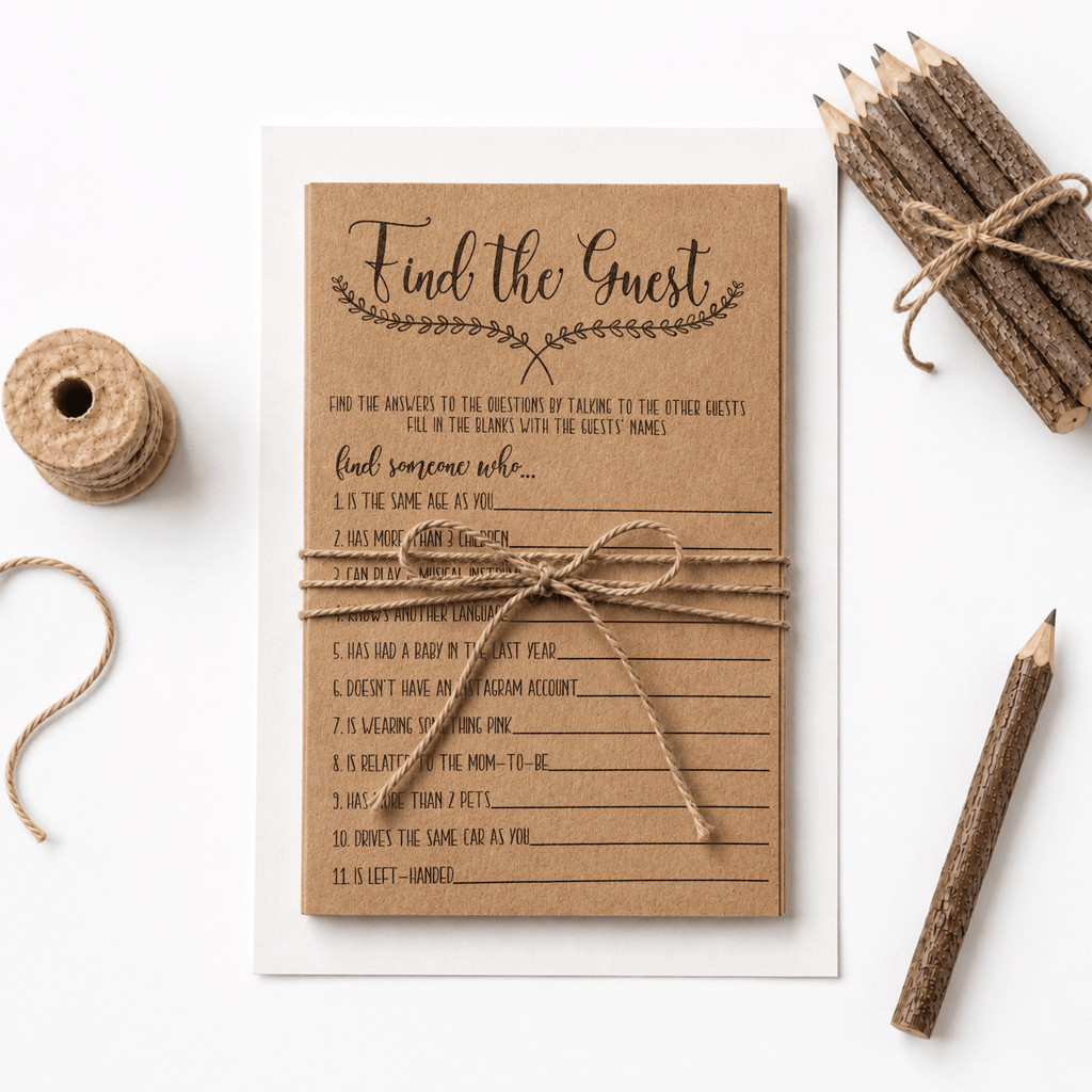 Find The Guest Baby Shower Game
