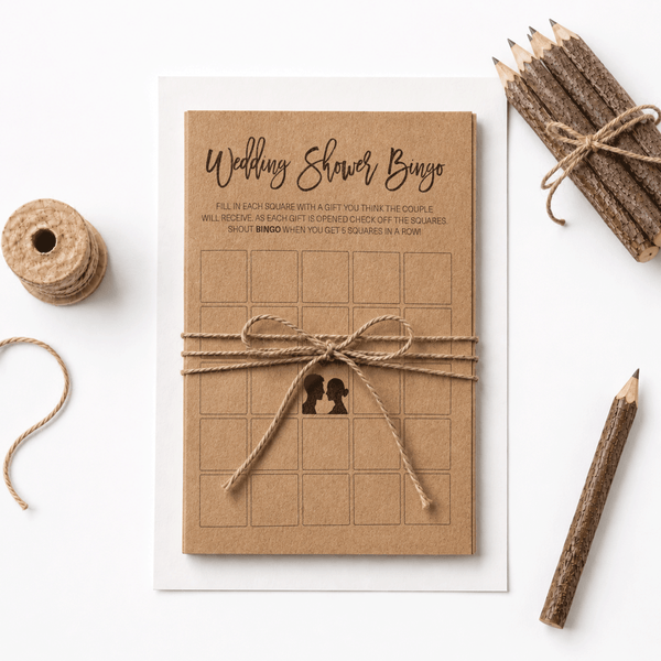 Wedding Shower Bingo - Wedding Shower Game