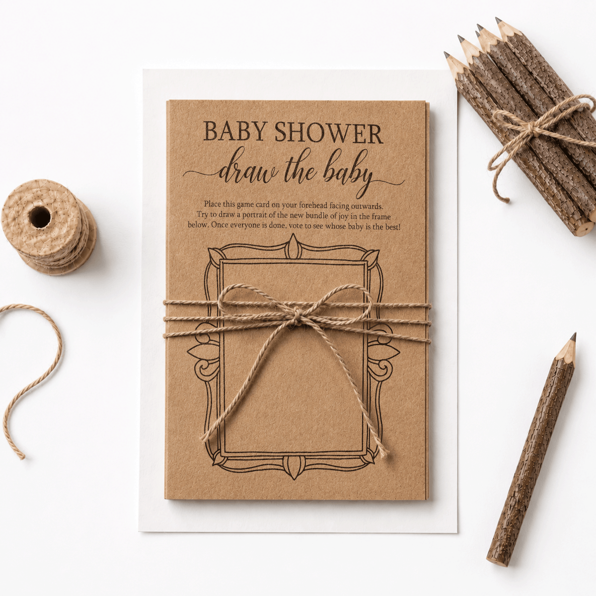 Draw the Baby - Baby Shower Game