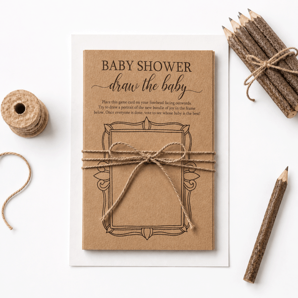 Draw the Baby - Baby Shower Game
