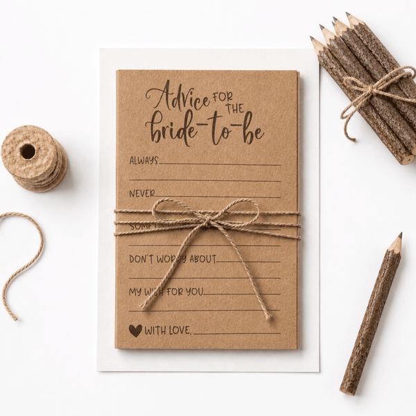 Advice for the Bride Bridal Shower Activity