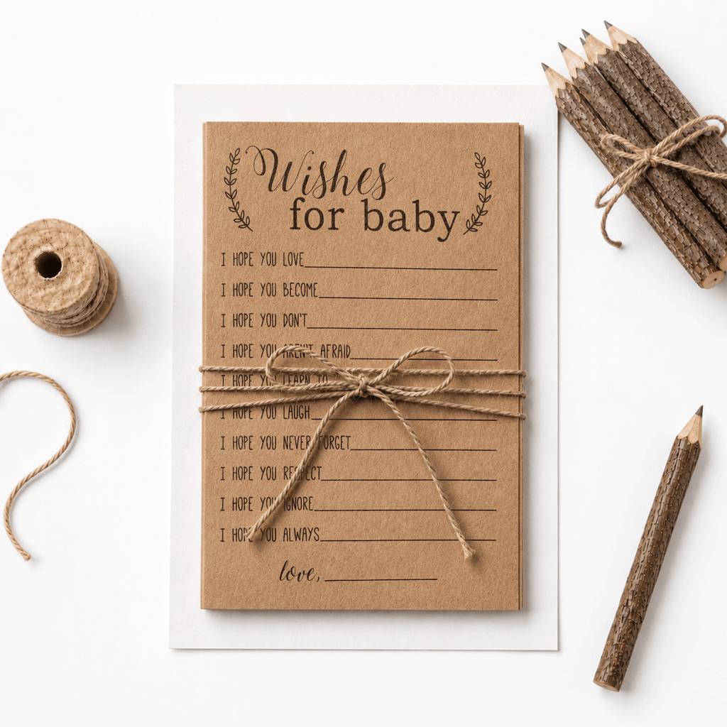 Wishes for Baby - Baby Shower Activity