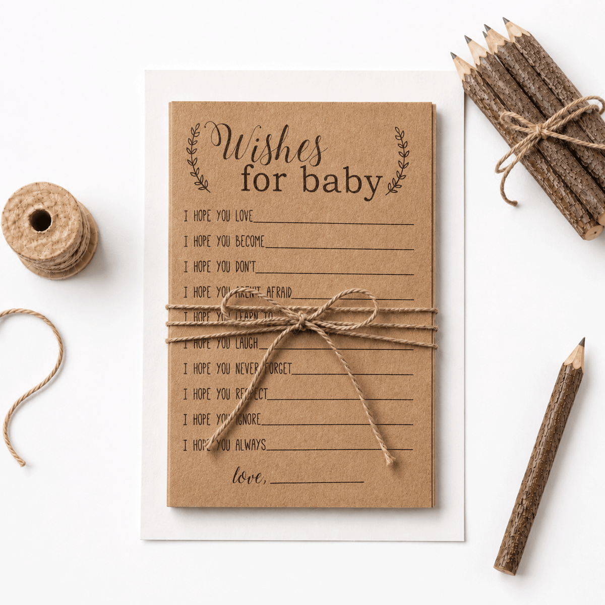 Wishes for Baby - Baby Shower Activity
