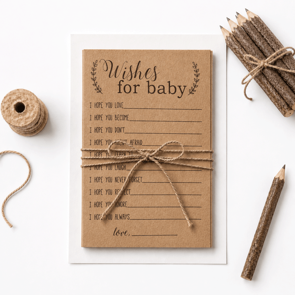 Wishes for Baby - Baby Shower Activity