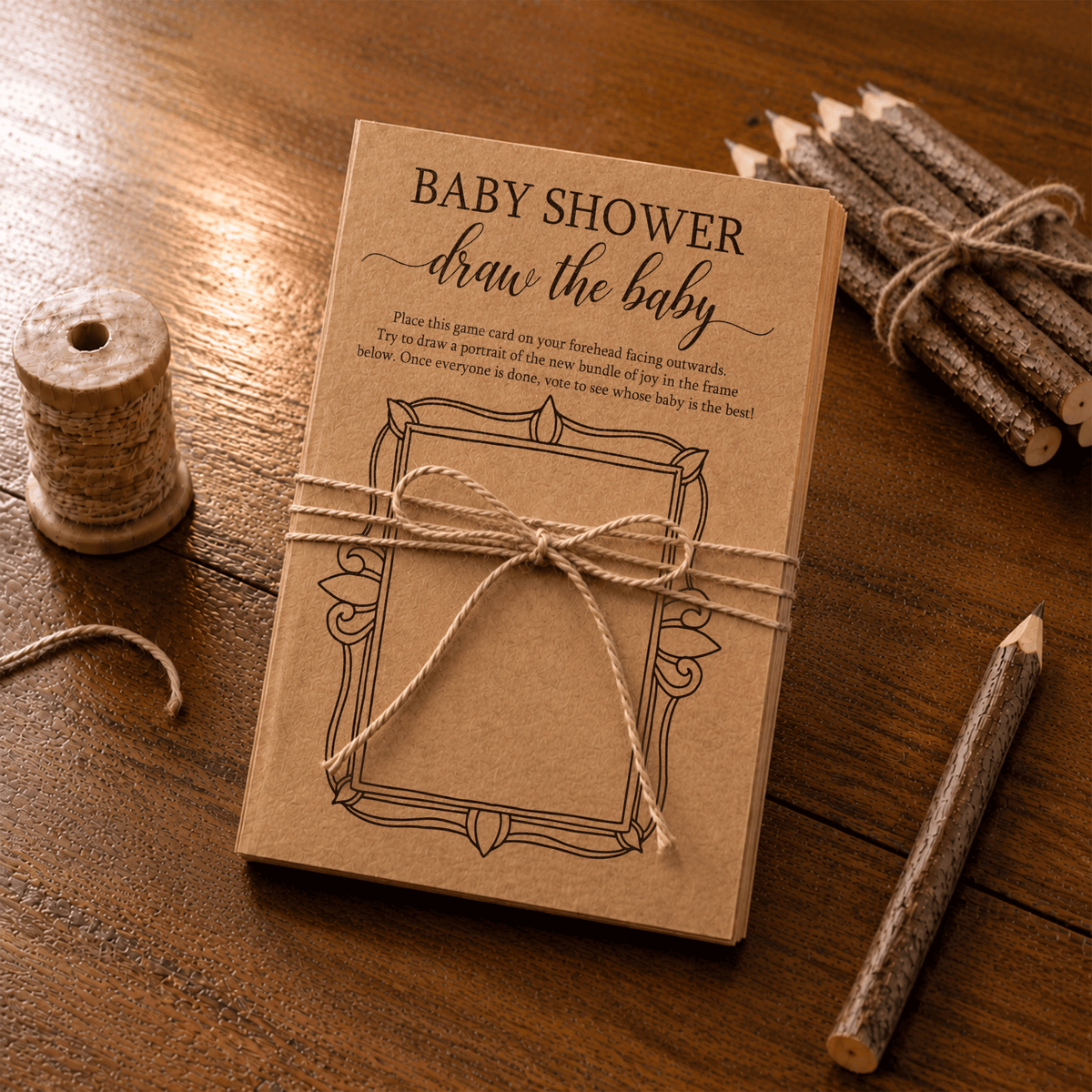 Draw the Baby - Baby Shower Game