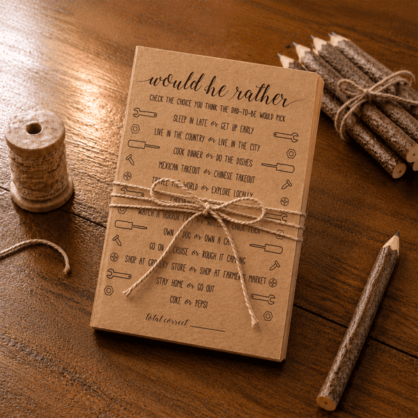 Would He Rather Baby Shower Game