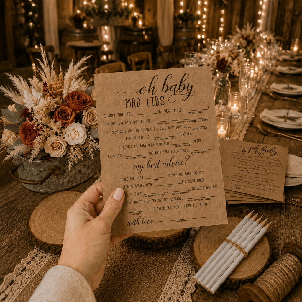 Oh Baby Mad Libs Baby Shower Game