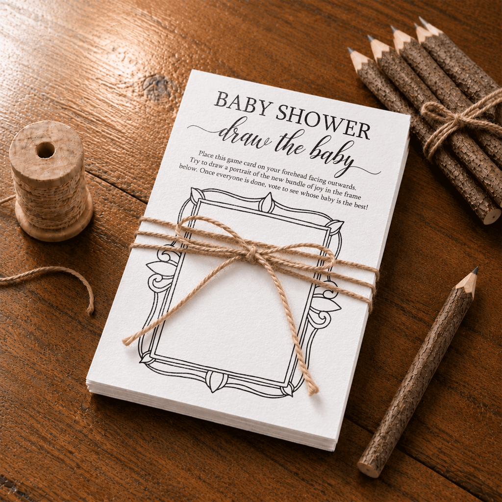 Draw the Baby - Baby Shower Game