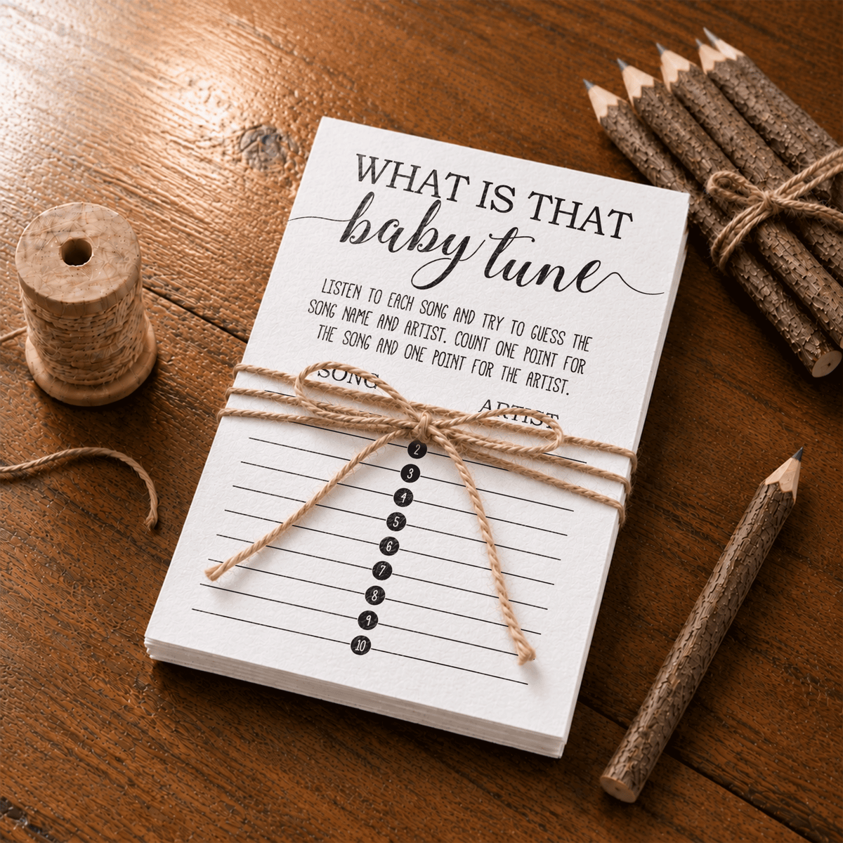 Name That Baby Tune Baby Shower Game