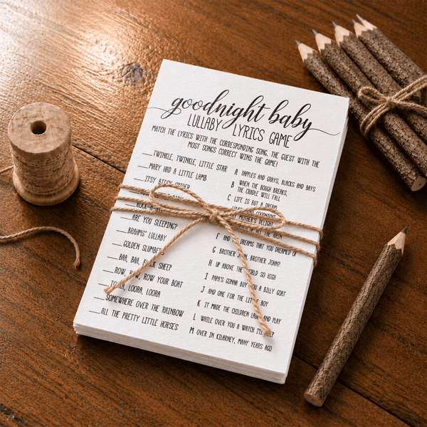 Goodnight Baby - Baby Shower Game