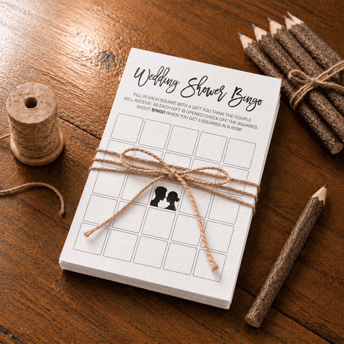 Wedding Shower Bingo - Wedding Shower Game