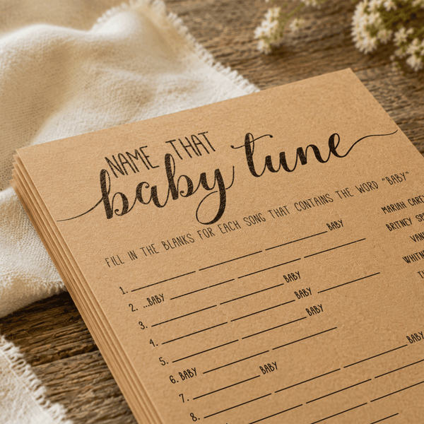 Name That Baby Tune Baby Shower Game