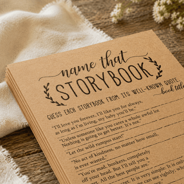 Name that Storybook Baby Shower Game