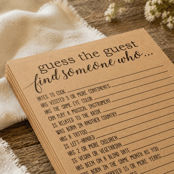 Guess the Guest Baby Shower Game