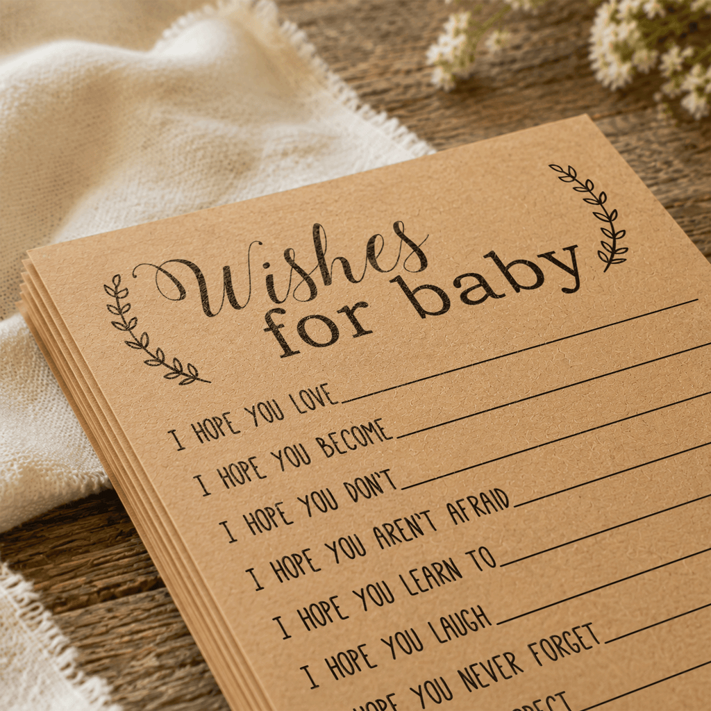 Wishes for Baby - Baby Shower Activity
