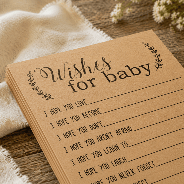 Wishes for Baby - Baby Shower Activity