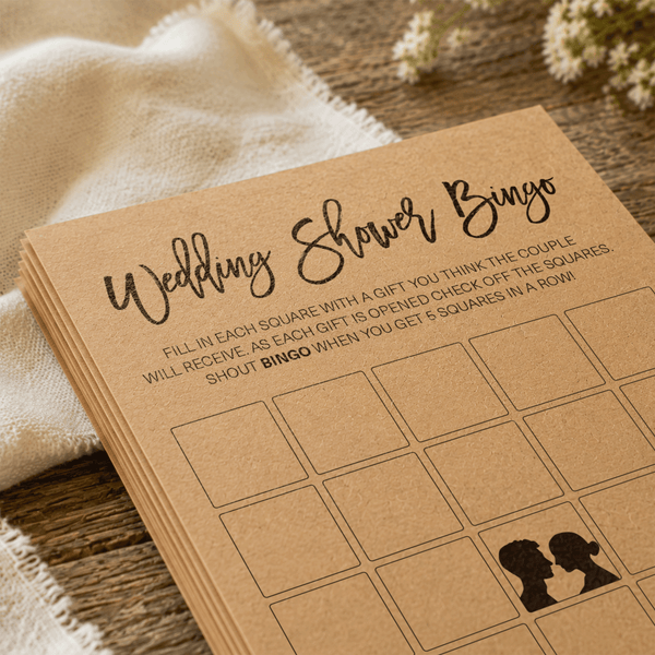 Wedding Shower Bingo - Wedding Shower Game