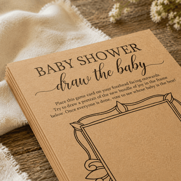 Draw the Baby - Baby Shower Game