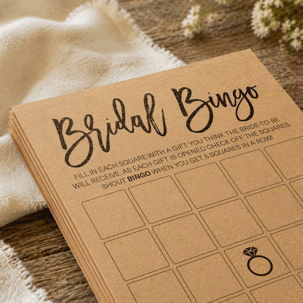 Bridal Bingo Bridal Shower Game
