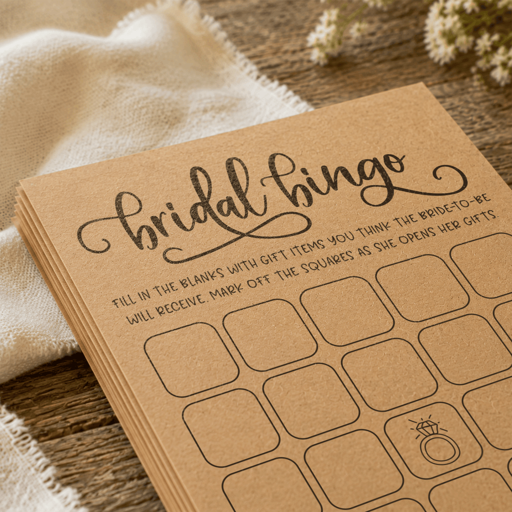 Bridal Bingo Bridal Shower Game
