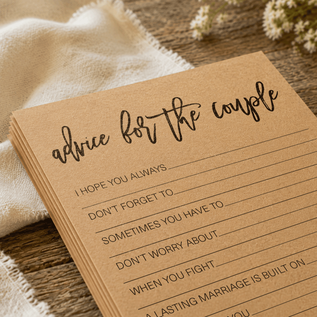Advice for the Couple Bridal Shower Activity