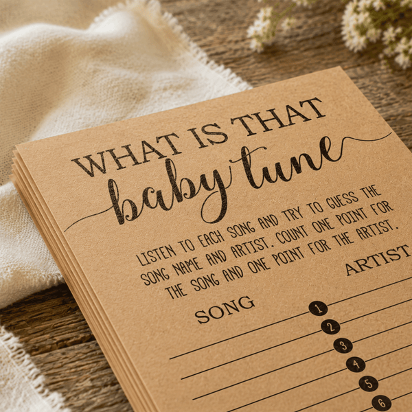 Name That Baby Tune Baby Shower Game