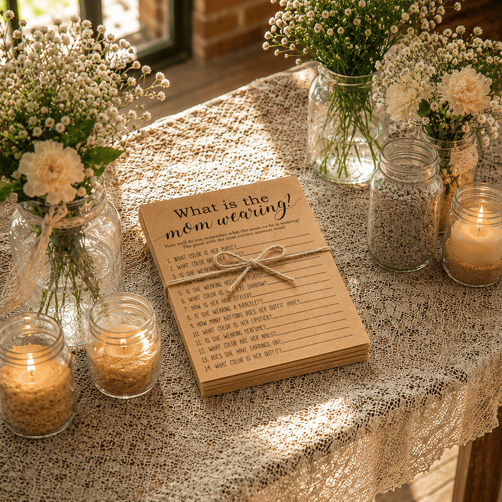 What is the Mom Wearing Baby Shower Game