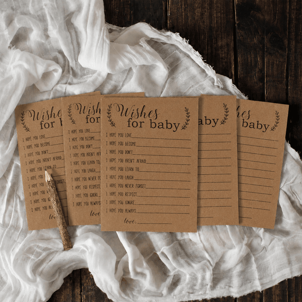 Wishes for Baby - Baby Shower Activity
