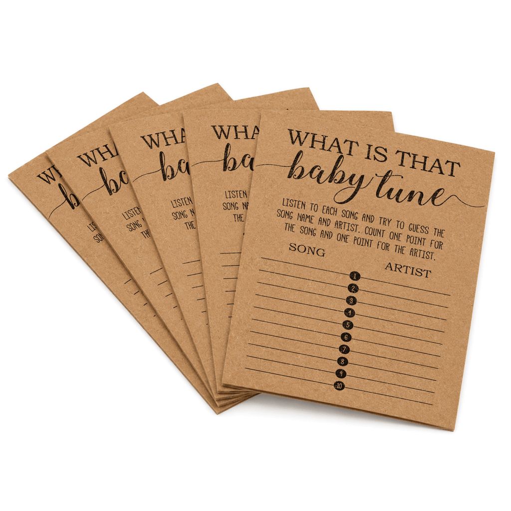 Name That Baby Tune Baby Shower Game