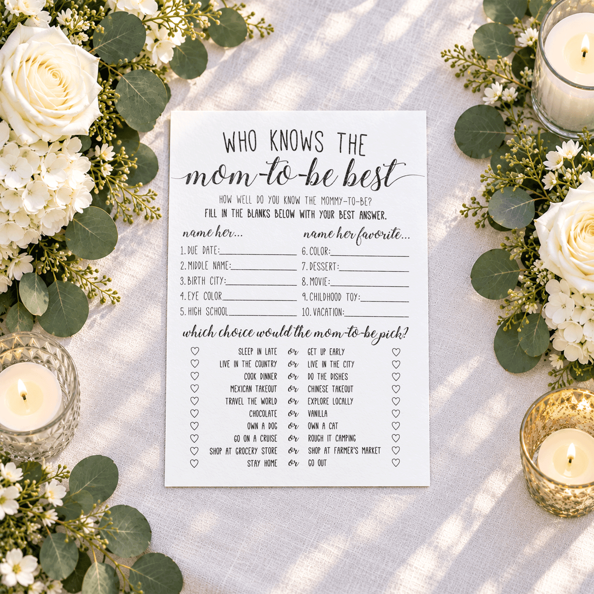 Who Knows the Mom-to-be Best