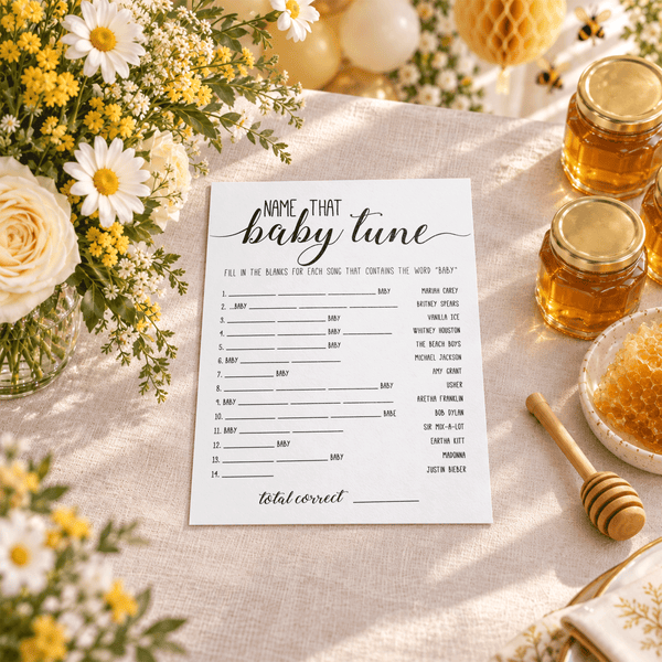 Name That Baby Tune Baby Shower Game