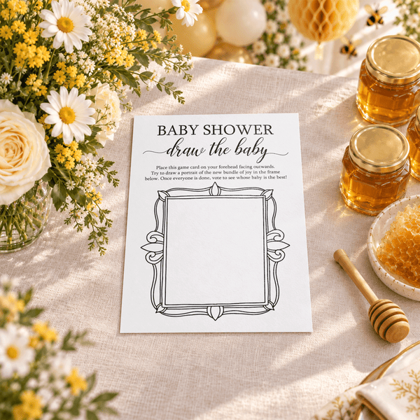 Draw the Baby - Baby Shower Game
