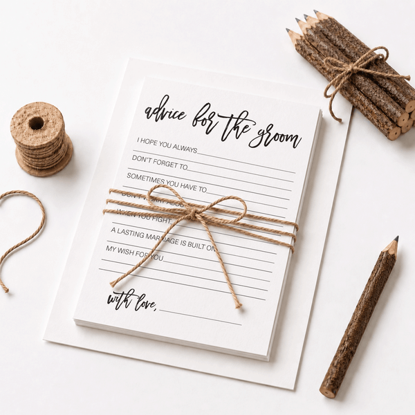 Advice for the Groom Bridal Shower Activity