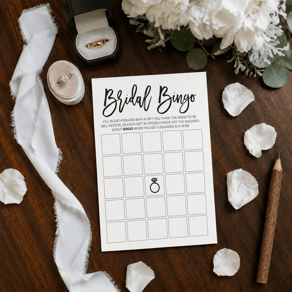 Bridal Bingo Bridal Shower Game