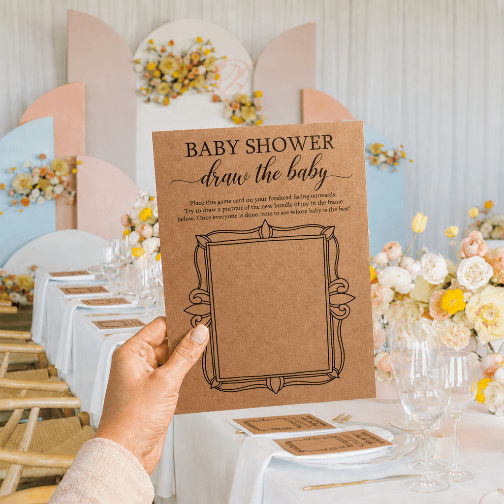 Draw the Baby - Baby Shower Game