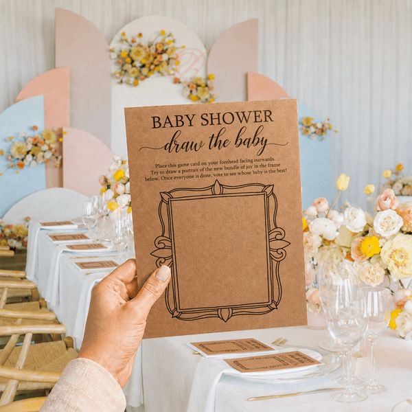 Draw the Baby - Baby Shower Game