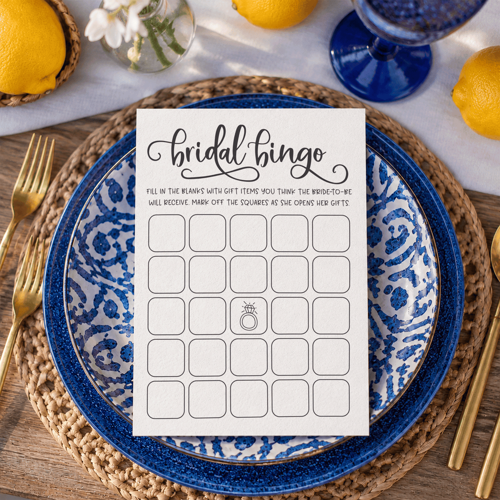 Bridal Bingo Bridal Shower Game