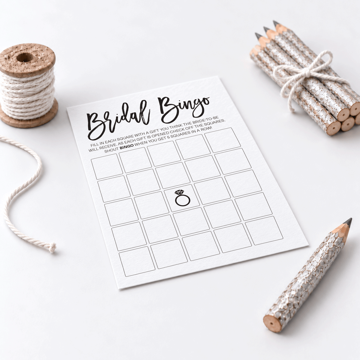 Bridal Bingo Bridal Shower Game