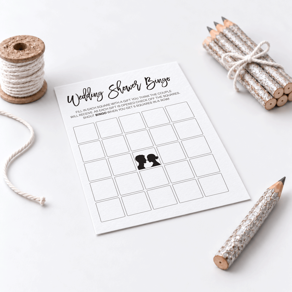 Wedding Shower Bingo - Wedding Shower Game
