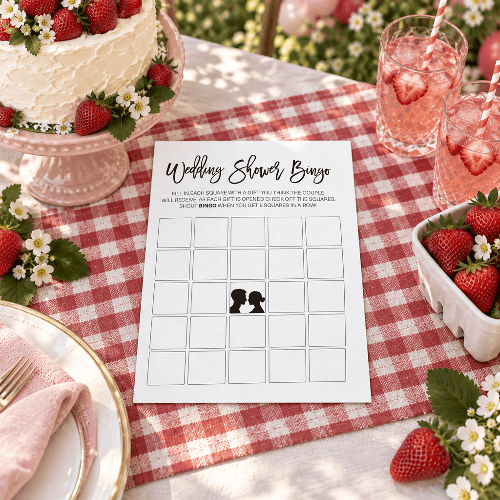 Wedding Shower Bingo - Wedding Shower Game
