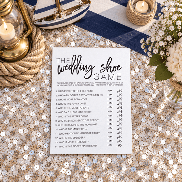 Wedding Shoe Bridal Shower Game