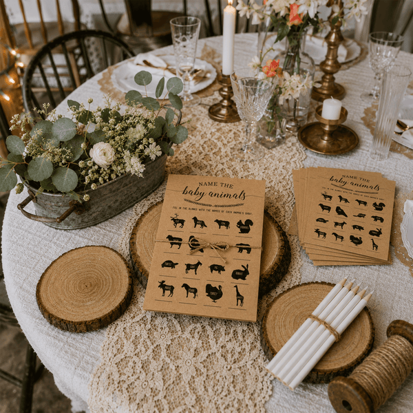 Name the Baby Animals Baby Shower Game