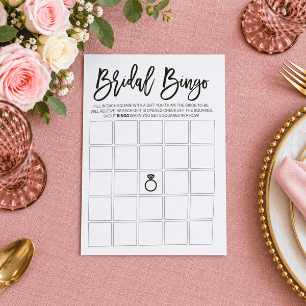 Bridal Bingo Bridal Shower Game