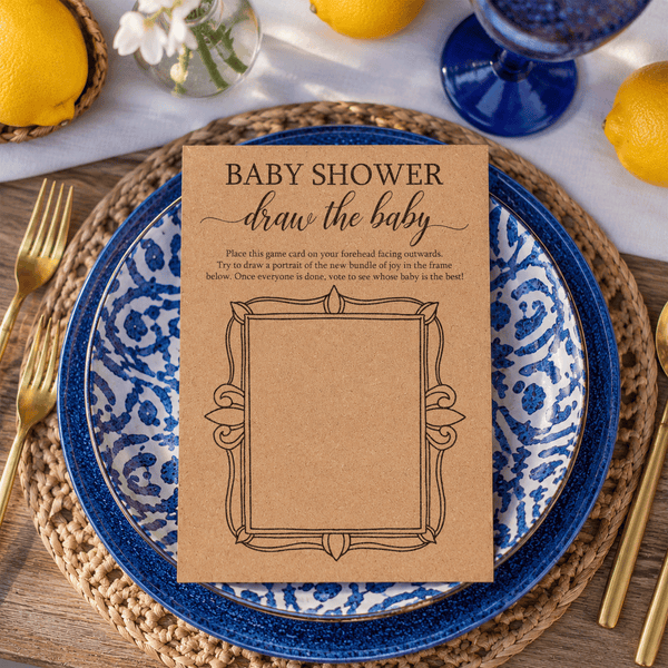 Draw the Baby - Baby Shower Game
