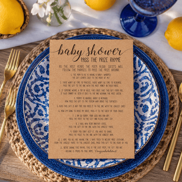 Baby Shower Pass the Prize Baby Shower Game