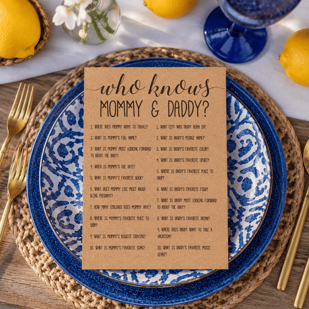 Who knows Mommy and Daddy Best