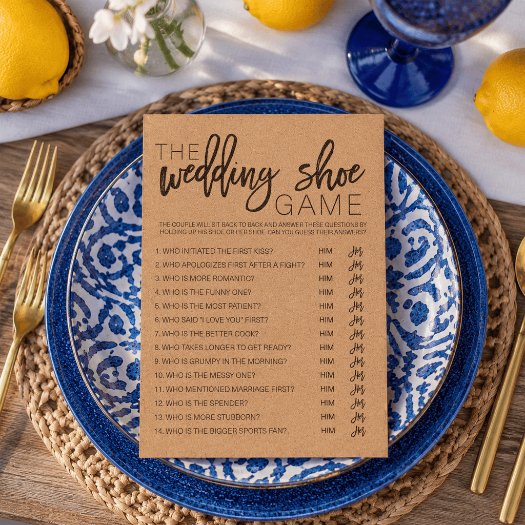 Wedding Shoe Bridal Shower Game