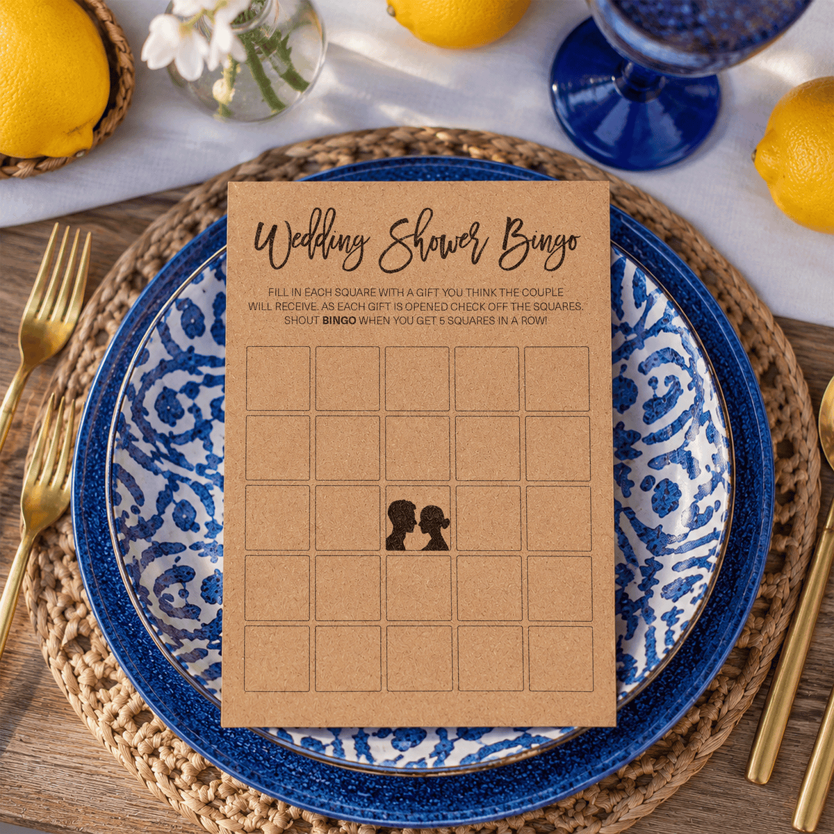 Wedding Shower Bingo - Wedding Shower Game