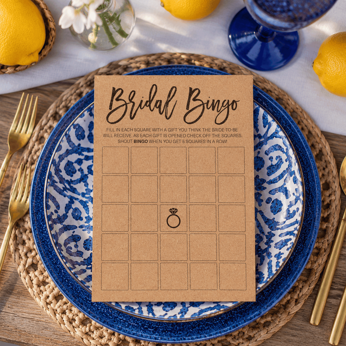 Bridal Bingo Bridal Shower Game